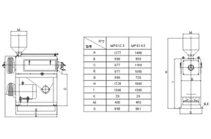 MPG14.5 полировальная машина для риса для автоматической полной мельницы для риса