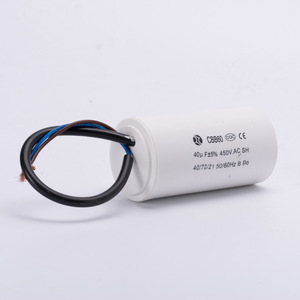 Condensateur à fil gainé CBB60 40UF 450VAC pour moteur de machine à laver et pompe à eau - Product Image 2
