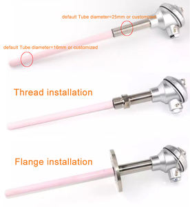 Bastor OEM/ODM Céramique Platine Rhodium Capteur Haute Température Type R Thermocouple 1600 - Product Image 2