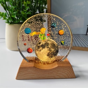 Envío Directo, Nuevo Adorno de Cristal Luminoso con Grabado Interior Tridimensional 3D e Impresión a Color de Planetas Espaciales 1103034 para Auto - Product Image 6