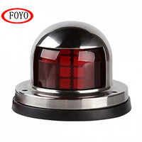 FOYO Best Seller, lampe de navigation pour bateau en acier inoxydable 304, LED et ampoule 12V, lampe latérale rouge et verte pour yacht marin