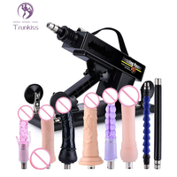 Dildo con Cabeza Reemplazable y Vibrador Automático con Movimiento de Empuje, Juguete Sexual Femenino, Vibrador Estirable para Estimular la Vagina