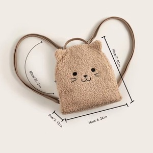 Sac à dos en peluche personnalisé avec logo promotionnel, sac d'école pour enfants, sac à main, petit sac à dos de voyage portable, best-seller - Product Image 2