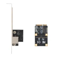 Carte Ethernet interne Realtek RTL8125BG 2.5G/1G Mini PCI Express vers port RJ45 pour serveur (en stock)