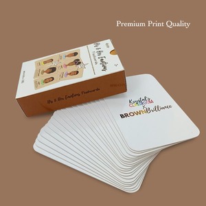 Flashcard educativo reutilizable duradero, cartulina gruesa de alta calidad, juego de cartas de aprendizaje laminado brillante con educación temprana - Product Image 3