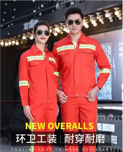 Uniformes de Trabajo de Manga Larga para Primavera y Otoño, Resistentes al Desgaste, para Rescate en Carreteras y Trabajadores de Saneamiento, Personalizables - Product Image 3
