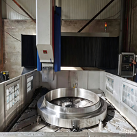 Machine de perçage de brides CNC à grande vitesse RECTON avec portique mobile et centrage automatique