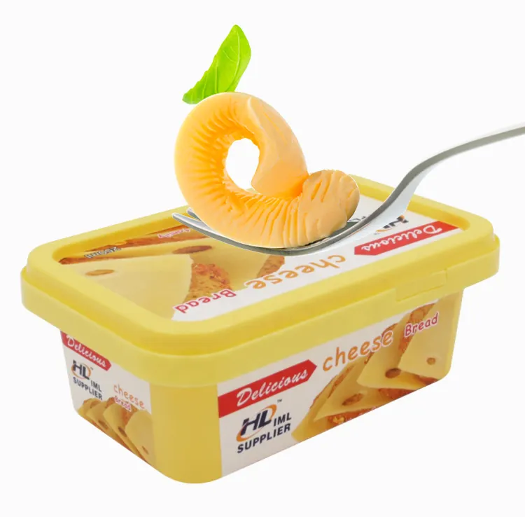 Iml Goedkope Groothandel Eco Vriendelijke Aangepaste Plastic Butter Container Margarine Verpakking