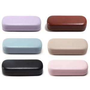 Étui à lunettes en cuir tendance, rectangulaire, couleur unie, 6-8,9 pouces, pour hommes, femmes, étudiants, collection Printemps 2025, référence 71066 - Product Image 5