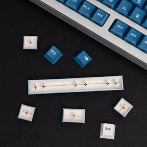 GMK WOB <span class=keywords><strong>KATAKANA</strong></span> Blue129 Keys Keycap Cherry Profile DYE-SUB Japanese Custom Personality Keycaps For Mechanical Keyboard 61/64 - Product Image 5