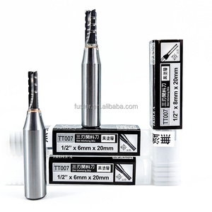 Bán buôn 6mm Carbide CNC Router khoan bit tùy chỉnh ODM hỗ trợ giá rẻ chế biến gỗ thẳng khe phay phay phay bit - Product Image 1