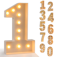 Boîte de remplissage lumineuse LED géante pour ballons numériques, cadre de ballons d'anniversaire, décorations de fête d'anniversaire, décorations de mariage pour enfants, baby shower