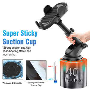 <span class=keywords><strong>Support</strong></span> de téléphone portable multifonctionnel pour voiture, ventouse puissante, rotation à 360°, <span class=keywords><strong>support</strong></span> universel pour tableau de bord et <span class=keywords><strong>pare</strong></span>-<span class=keywords><strong>brise</strong></span> pour <span class=keywords><strong>GPS</strong></span> et téléphone portable - Product Image 5