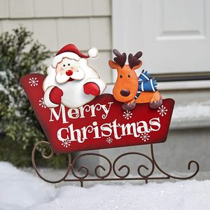 Gnome de Noël en fonte à insérer dans le jardin, <span class=keywords><strong>d</strong></span>écoration extérieure, artisanat <span class=keywords><strong>d</strong></span>écoratif, ornements de Noël - Product Image 5