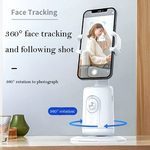 Trépied pliable rotatif à 360° avec <span class=keywords><strong>suivi</strong></span> automatique intelligent du visage et du corps par IA pour l'enregistrement en direct et la prise <span class=keywords><strong>de</strong></span> vue panoramique - Product Image 3