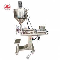 Machine de remplissage horizontale multifonctionnelle pour pâtes, à tête simple ou double, avec réservoir chauffant, capacité 50-500 ml