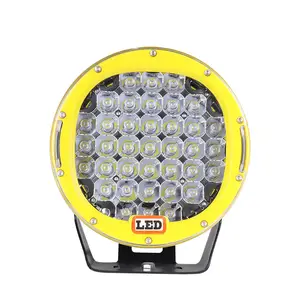 2 projecteurs LED ronds blancs, 9 pouces, lampe de travail et de conduite, pour véhicule tout-terrain 4x4