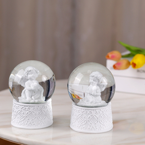 Redeco <span class=keywords><strong>Amazon</strong></span> vendita calda unico fai da te Snow Globe bella natività globo d'acqua resina Snow Globe per la decorazione domestica regalo - Product Image 6