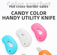 Utilitaire rétractable Portable Mini lame Cutter mignon ouvre-lettre couteau pour paquet Express boîte en carton artefact