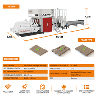 Machine automatique de clouage et d'empilage de palettes EPAL EUR FENGKAI SF2000, 12 pistolets à clous servo, Siem S7 PLC, certifiée CE