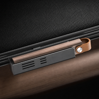 TopOne Désodorisant Voiture Luxe Métal Bois Clip Ventilation Moderne Minimaliste Accessoire Intérieur Élimination