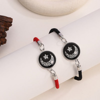Collection de bracelets lumineux pour couples en gros, designs multi-couches en cuir tressé et en ficelle, en paires assorties