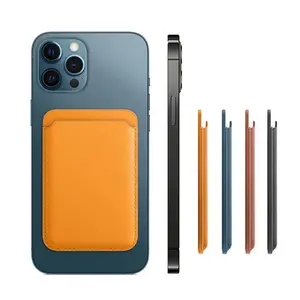 Slim Magnetische Pu Lederen Id Kaarthouder Case Voor Iphone 12/ Mini/ Pro /Pro Max Stok Op telefoon Card Case Portemonnee