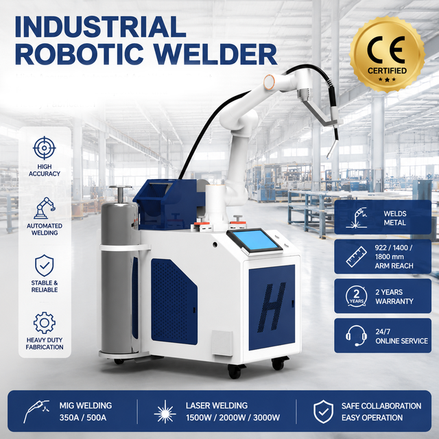 Industrial Robotic Welder High Accuracy Automatic MIG Welding Robot for Metal Frames Components and Heavy Fabrication