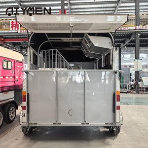 Diviseurs de camion américain miniature 2-4 couvercle en aluminium flottant boîte de Transport en acier pour remorque à chevaux vente de logements - Product Image 6