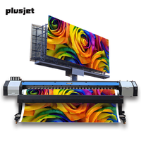 Plusjet 3.2m Avec Hoson Electronic Lan Board Imprimantes Bus Ads Impression PJ-3200Q Pour Epson XP600 F1080-A1 Eco Solvent Printer