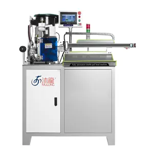Máquina de montagem deslizante totalmente automática de zíper de nylon automática Máquina para fazer zíper