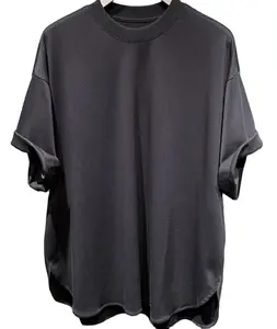 Customized Pure Cotton Men's T-shirt With Shoulder Drop Design By T-shirt Manufacturer Heavyweight Oversized T-shirt