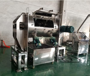 Mezclador de arado de polvo de acero inoxidable, máquina mezcladora, máquina licuadora de corte de arado para potenciador de sabor de especias - Product Image 1