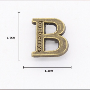 High Quality <b>Letter</b> <b>Metal</b> logo for Handbag - Product Image 5