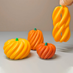 Cross-border Hot-selling Rotating Spiral Pumpkin Decompression 3D Printed Plastic <b>Toy</b> <b>Stress</b> <b>Relief</b> <b>Toy</b> - Product Image 1