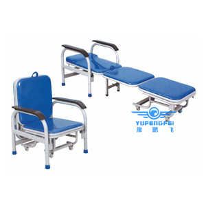 Yu Pengfei Hospital Companion Chair <b>Folding</b> <b>Bed</b> Metal Dual Purpose With Wheels For Patient Care - Product Image 3
