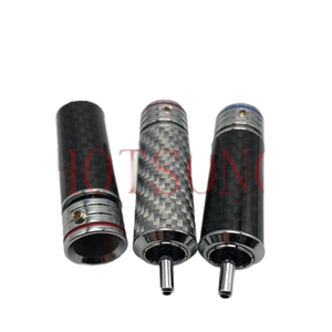 ปลั๊กประกอบ RCA แบบเคลือบคาร์บอนไฟเบอร์ Bonico พร้อมดีไซน์แบบ 10 พิน รุ่น 2024 1 แกน สำหรับเสียง/วิดีโอ <span class=keywords><strong>AV</strong></span> - Product Image 1