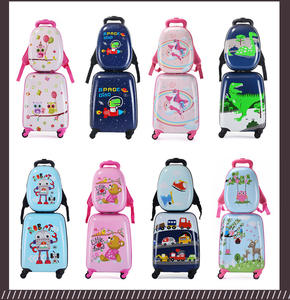 Bolsa de equipaje rodante Spinner Mochila de viaje para niños Trolley Equipaje Maleta de dibujos animados Niños con <span class=keywords><strong>ruedas</strong></span> silenciosas - Product Image 4