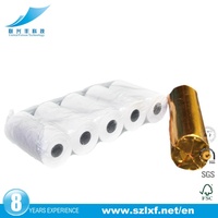 Rollos de Papel Térmico Foison de una Sola Capa, 100% Pulpa de Madera, 80x80mm 57x40mm, Papel para Impresora POS y Caja Registradora, Modelo F098, 90% de Brillo