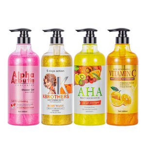 Gel de ducha orgánico con logotipo personalizado, 8 opciones de gel de ducha, fragancia de larga duración, gel de baño para piel sensible - Product Image 1