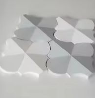 Nouvelle décoration murale en matériau 3D, briques en béton UHPC, briques en ciment 3D pour la décoration intérieure de magasins de téléphonie