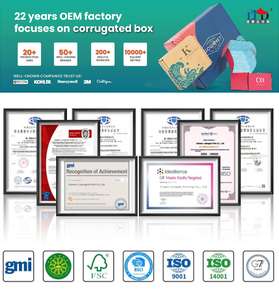 Cá Nhân Tùy Chỉnh Sang Trọng Trang Phục Các Tông Màu Trắng Giấy Sóng Biểu Tượng Dập Nổi Gửi Thư Vận Chuyển Hộp Bao Bì Cho Quần Áo - Product Image 4