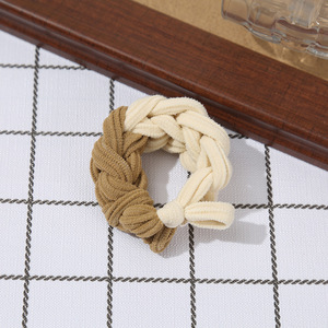 Wholesale Portable Lightweight <strong>Braided</strong> Headband Elastic Twist Plait Hair Hoop for Women Travel Hair <strong>Accessories</strong> - Product Image 6