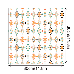 WW014 patrón Floral papel Groovy Boho Arco Iris álbum de recortes Tarjeta de papel para fiesta de cumpleaños hacer álbum de recortes - Product Image 6