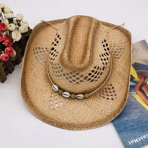 Sombrero de Vaquero de Paja de Poliéster Enrollable para Hombre, a la Moda, de Alta Calidad y Bajo Precio, con Logotipo Personalizado, para Viajes, Pesca y Deportes - Product Image 2