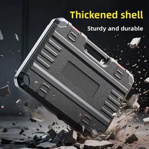 Ensemble <span class=keywords><strong>d</strong></span>'outils manuels pour la maison, 101 pièces, pour électricien et travaux de menuiserie, avec coffret de transport en plastique - Product Image 5