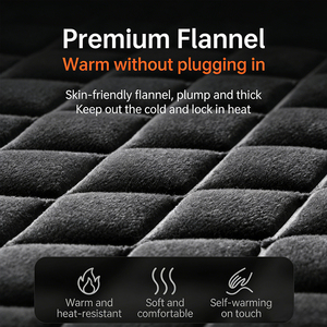 Mydays Tech - Cojín Calefactor Plegable Universal <span class=keywords><strong>de</strong></span> 12 V para Asiento <span class=keywords><strong>de</strong></span> Coche, Transpirable y Antideslizante, para Clima Frío - Product Image 4