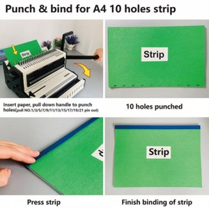 Cw2016 <span class=keywords><strong>A4</strong></span>/A5/F4 Kích thước lược và dây điện tử đấm và máy tính RÀNG BUỘC - Product Image 4