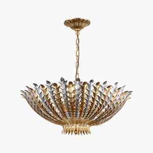 Chandeliers Pendant <b>Lights</b> Modern Pendant <b>Light</b> Luxury Hanging <b>Light</b> Gold <b>Leaf</b> Ceiling Lamp for Living Room Dining Room Hotel - Product Image 4