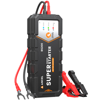 ANCEL BS200 Super Starter 700A Démarreur de Voiture 12V Fixe avec Moniteur de Santé de Batterie Bluetooth
